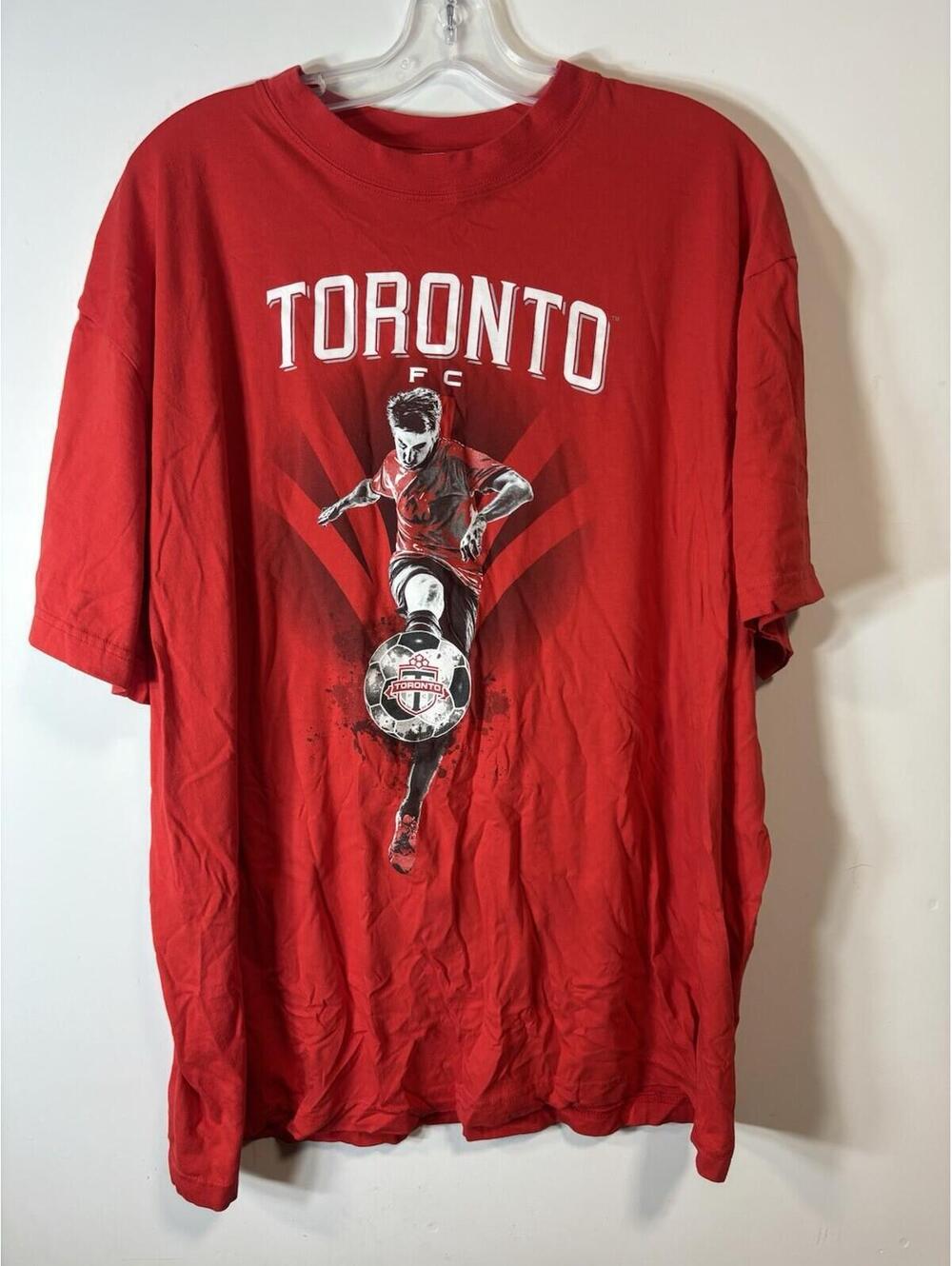 Toronto FC Shirt Mens 2XL Red MLS Soccer Futbol Sports Canada Major League TFC